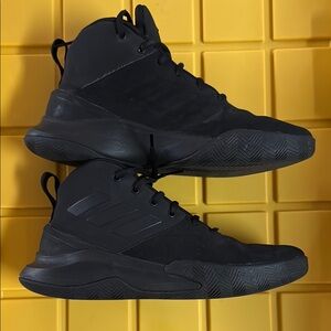 Men's Black High-Top Sneakers